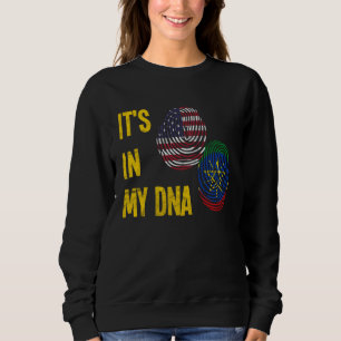 Ethiopia Ethiopians Africa Flag Proud DNA American Sweatshirt
