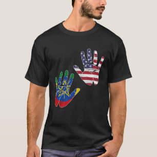 Ethiopia Ethiopians Africa Flag Proud DNA American T-Shirt