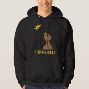 Ethiopia Ethiopians Woman Flag Proud Love Princess Hoodie