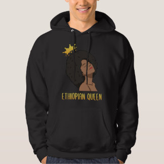 Ethiopia Ethiopians Woman Flag Proud Love Princess Hoodie
