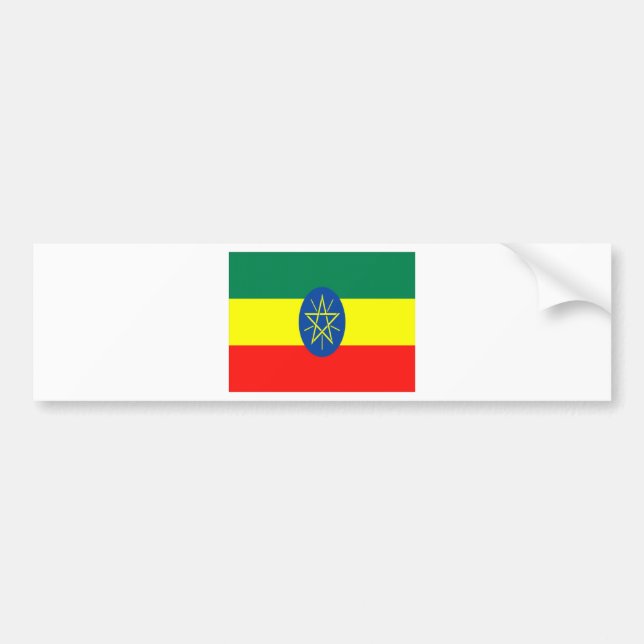 Ethiopia faith and hope bumper sticker (Front)