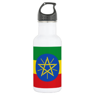 Ethiopia Flag 532 Ml Water Bottle