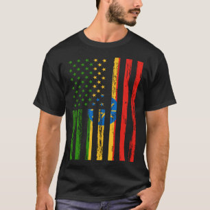 Ethiopia Flag America US It is in my DNA Ethiopia T-Shirt