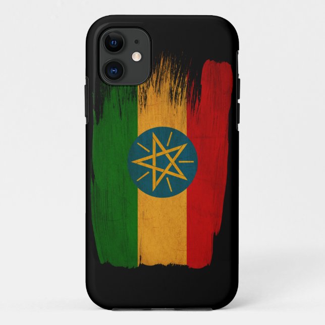 Ethiopia Flag Case-Mate iPhone Case (Back)