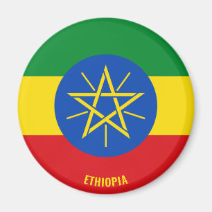 Ethiopia Flag Charming Patriotic Magnet