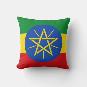 Ethiopia Flag Cushion