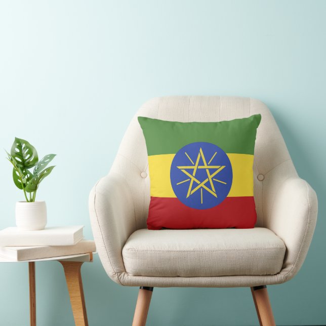 Ethiopia flag cushion (Chair)