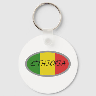Ethiopia flag design! key ring
