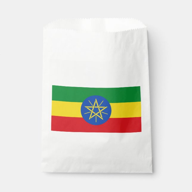 Ethiopia Flag Favour Bags (Front)
