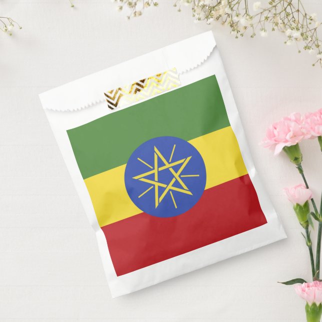 Ethiopia flag favour bags (Sealed)
