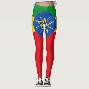 Ethiopia Flag Leggings