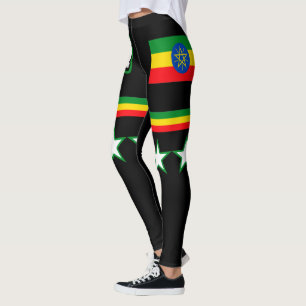 Ethiopia Flag Leggings