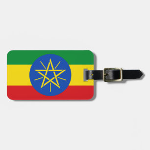 Ethiopia Flag Luggage Tag