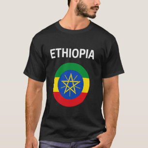 Ethiopia Flag Modern T-Shirt