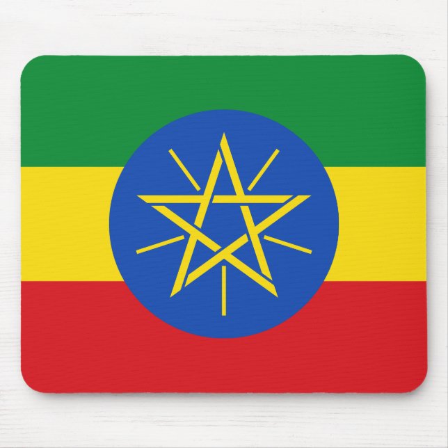 Ethiopia Flag Mouse Mat (Front)