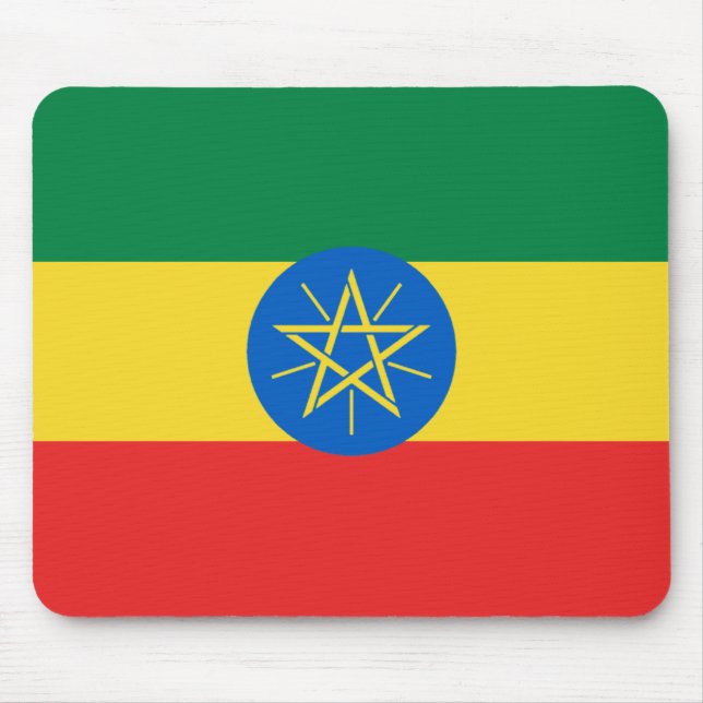 Ethiopia Flag Mousepad (Front)