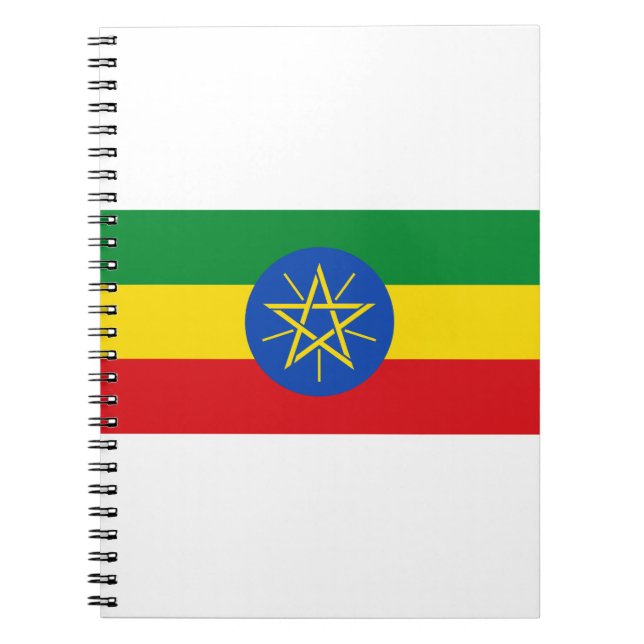Ethiopia Flag Notebook (Front)