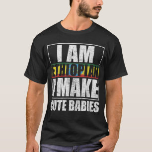 Ethiopia Flag Proud Ethiopians Men & Women T-Shirt