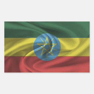 Ethiopia Flag Rectangular Sticker