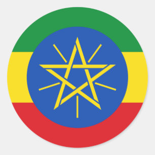 Ethiopia Flag Sticker