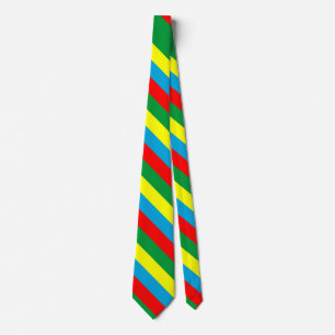 Ethiopia flag stripes country symbol pattern lines tie