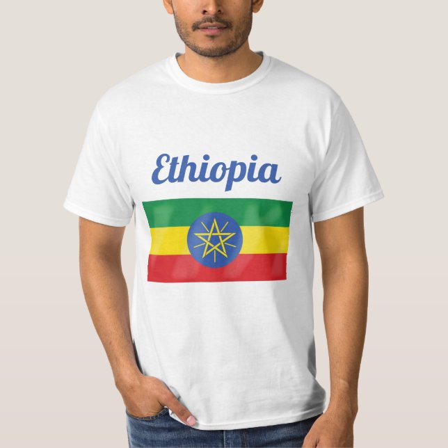 Ethiopia Flag T-Shirt (Front)