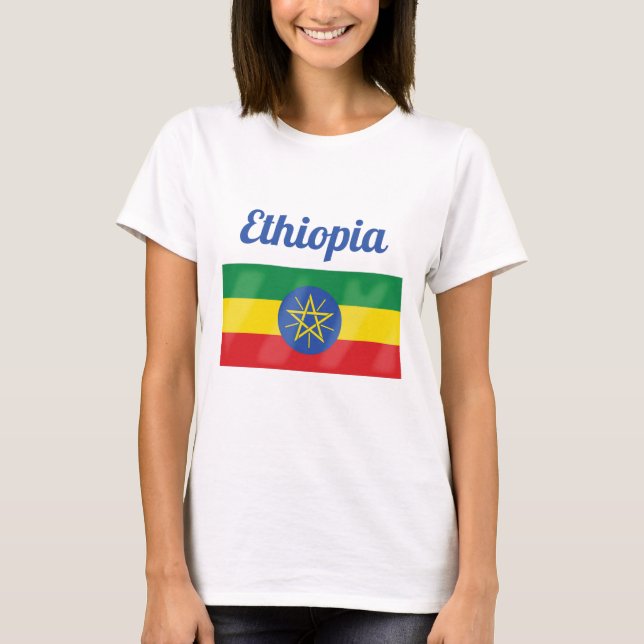 Ethiopia Flag T-Shirt (Front)