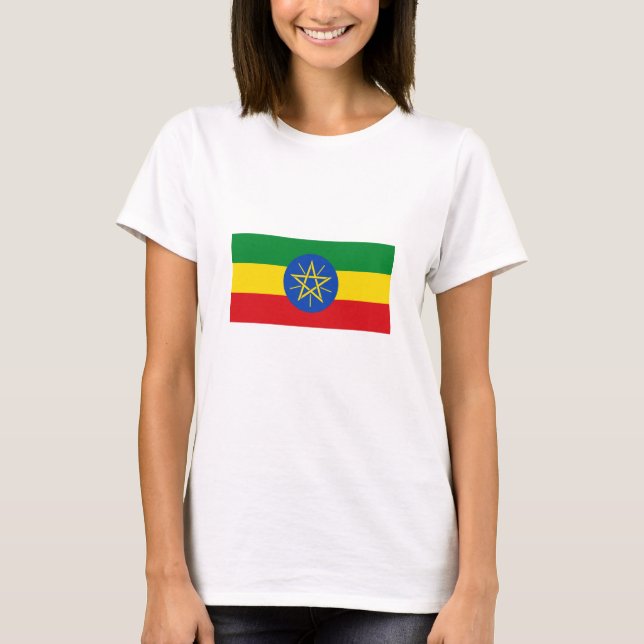 Ethiopia Flag T-Shirt (Front)