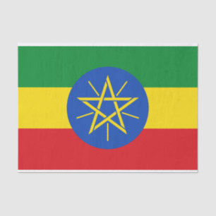 Ethiopia Flag Tissue Paper