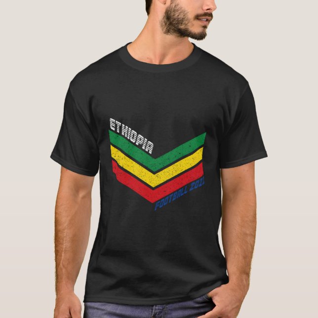 Ethiopia Football Jersey 2021 Soccer T-Shirt (Front)