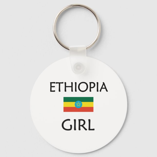 ETHIOPIA GIRL KEY RING (Front)