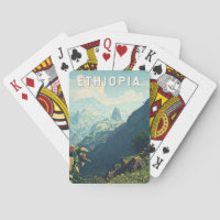 Ethiopia Illustration Travel Art Vintage