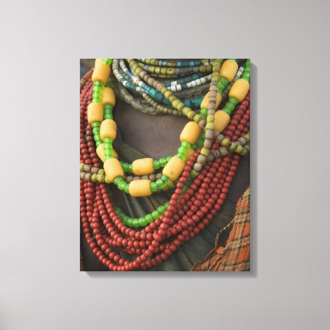 Ethiopia: Lower Omo River Basin, Omo Delta, Canvas Print (Front)