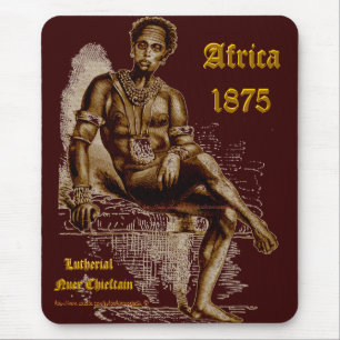 Ethiopia-Lutherial-African Nuer Chief - Ethiopia Mouse Mat