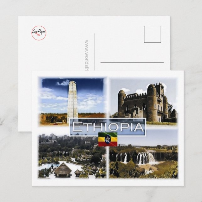 Ethiopia - Mosaic - Postcard (Front/Back)