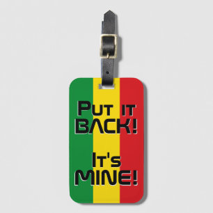 Ethiopia National Flag Funny Patriotic Luggage Tag