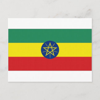 Ethiopia National Flag Postcard