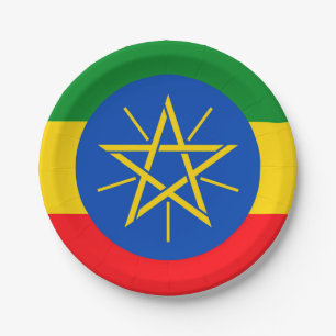 Ethiopia Paper Plate