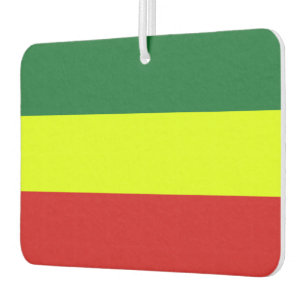 Ethiopia Rasta Flag Car Air Freshener