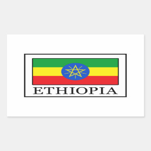 Ethiopia Rectangular Sticker