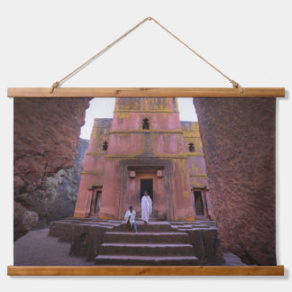 Ethiopia Rock-Hewn Churches Lalibela Bete Giyorgis Hanging Tapestry