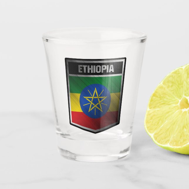 Ethiopia Shot Glass (Front)