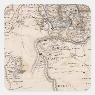Ethiopia, Somalia, Africa Square Sticker