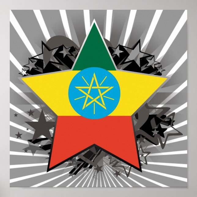 Ethiopia Star Poster (Front)