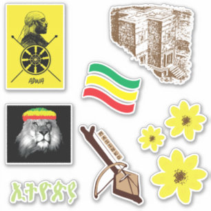 Ethiopia sticker pack