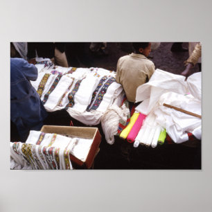 Ethiopia Textiles Dress Materials Addis Ababa Poster