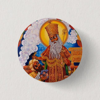 Ethiopia Trinity Relgion Jah Rasta Reggae Roots 3 Cm Round Badge