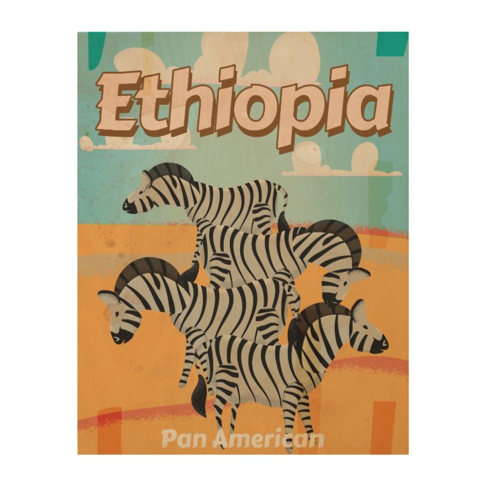 ethiopia travel poster