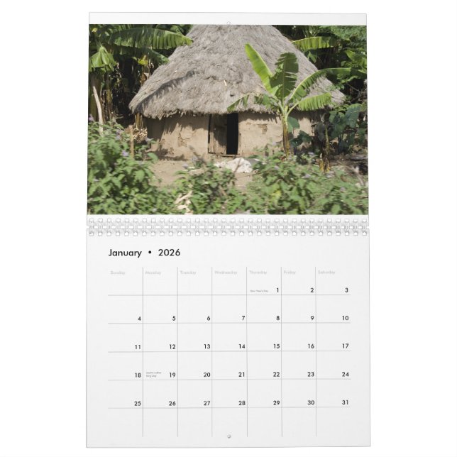 Ethiopia Wall Calendar (Jan 2026)