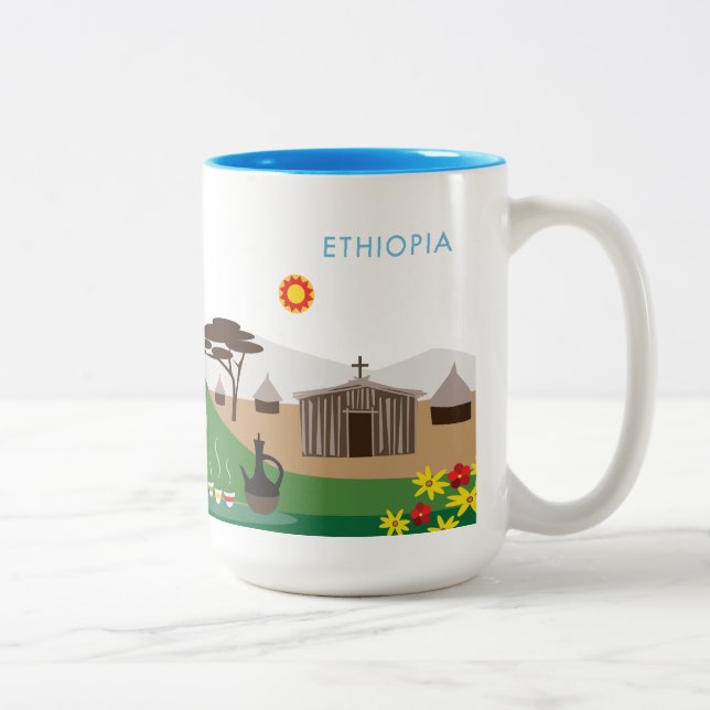 Ethiopia You Are Here Mug (Right)
